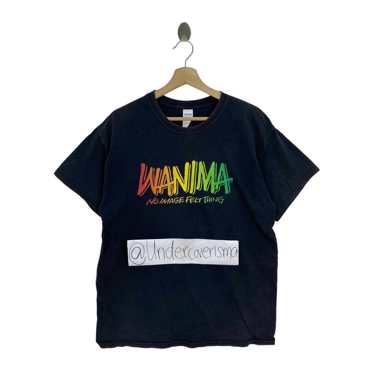 Japanese Brand × Vintage Vintage WANIMA ONE CHANCE Japanese Band Song Black Short Size US L / EU 52-54 / 3 - 3 Thumbnail