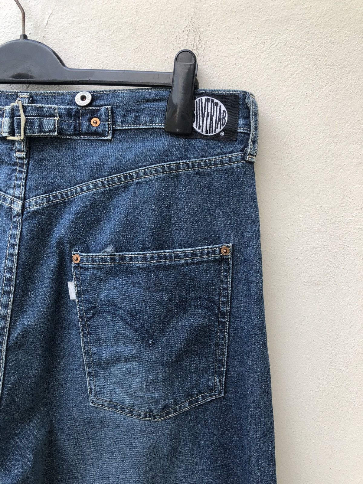 Levi's 1996 Levi’s Silvertab Made in Japan Cinch Back Denim Size US 36 / EU 52 - 8 Thumbnail