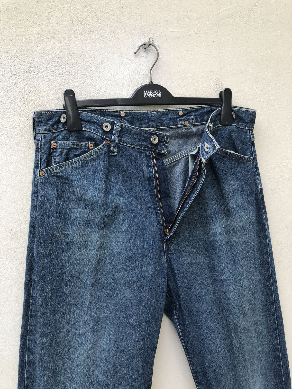 Levi's 1996 Levi’s Silvertab Made in Japan Cinch Back Denim Size US 36 / EU 52 - 18 Thumbnail
