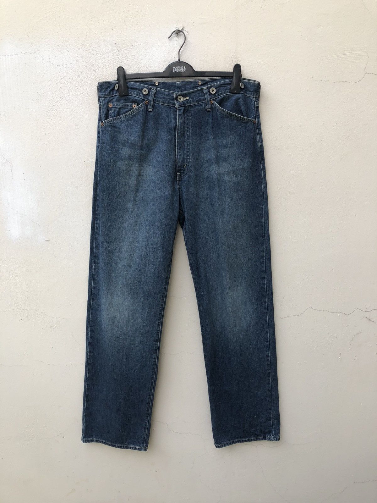Levi's 1996 Levi’s Silvertab Made in Japan Cinch Back Denim Size US 36 / EU 52 - 14 Thumbnail