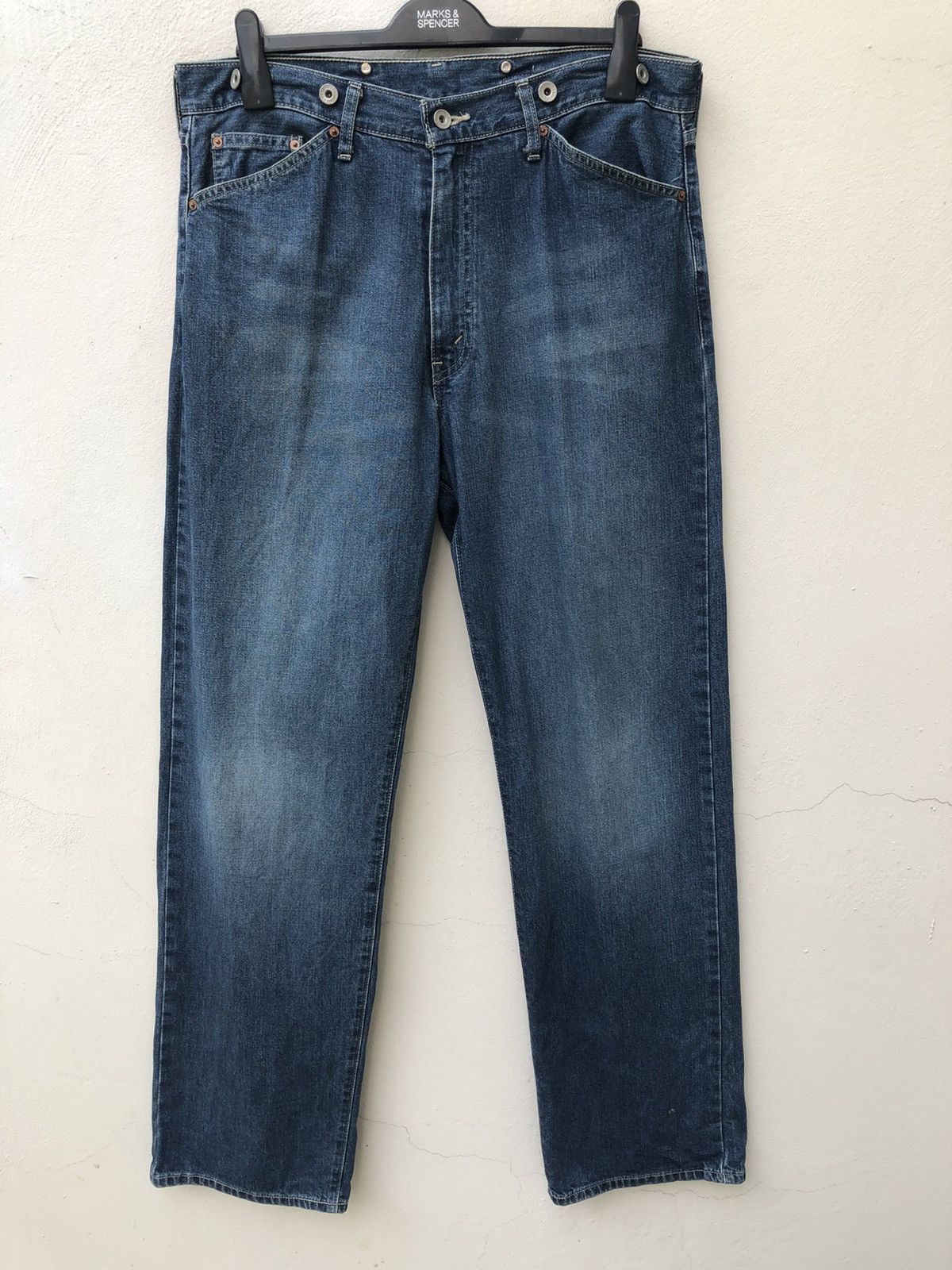 Levi's 1996 Levi’s Silvertab Made in Japan Cinch Back Denim Size US 36 / EU 52 - 15 Thumbnail