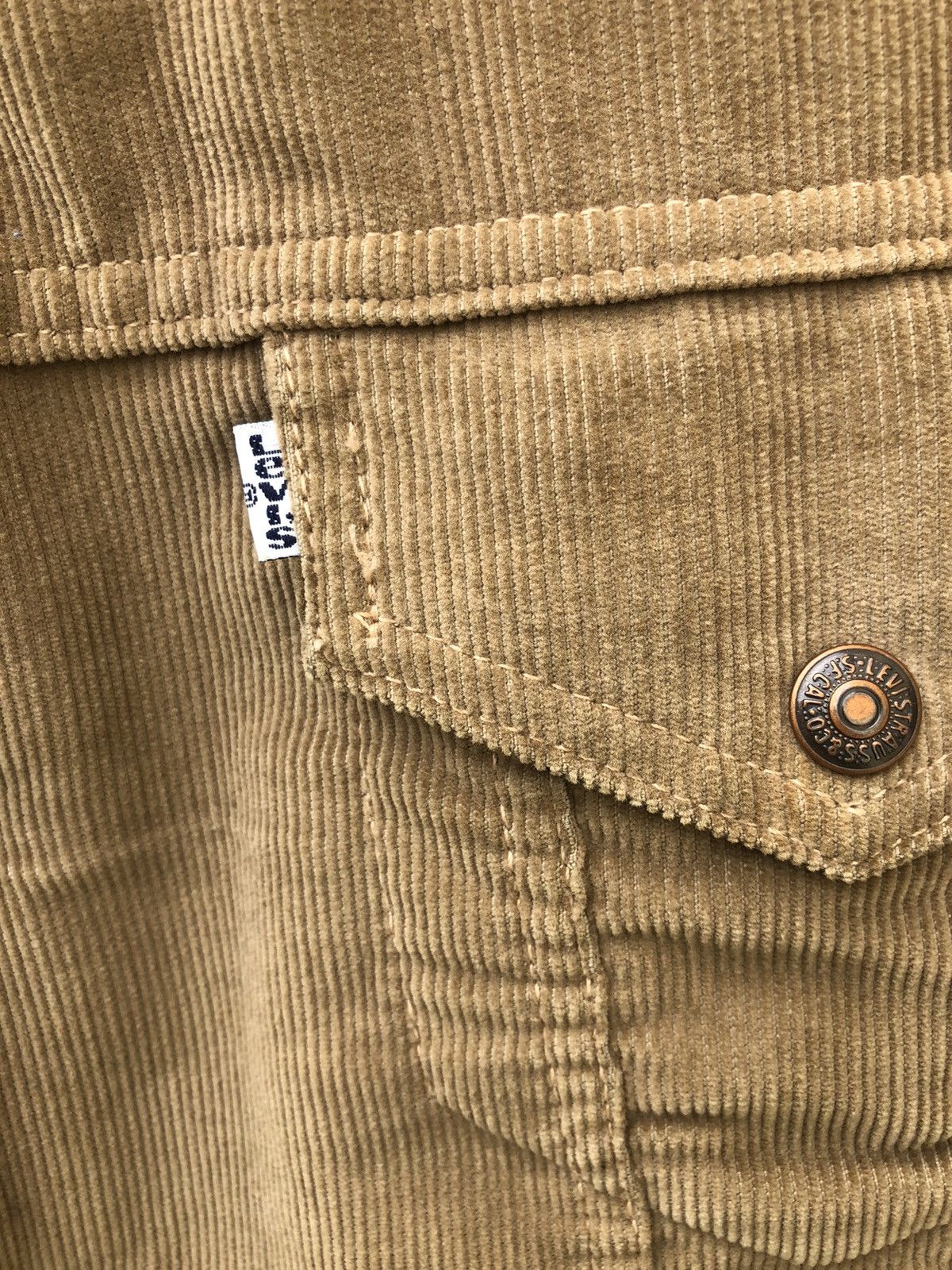 Levi's Vintage Clothing Vintage 1994 LVC Levi’s Sherpa Lined Corduroy Trucker Jacket Size US M / EU 48-50 / 2 - 3 Thumbnail