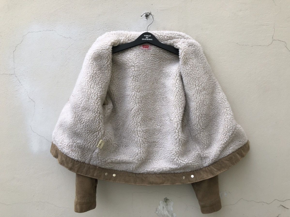 Levi's Vintage Clothing Vintage 1994 LVC Levi’s Sherpa Lined Corduroy Trucker Jacket Size US M / EU 48-50 / 2 - 15 Thumbnail