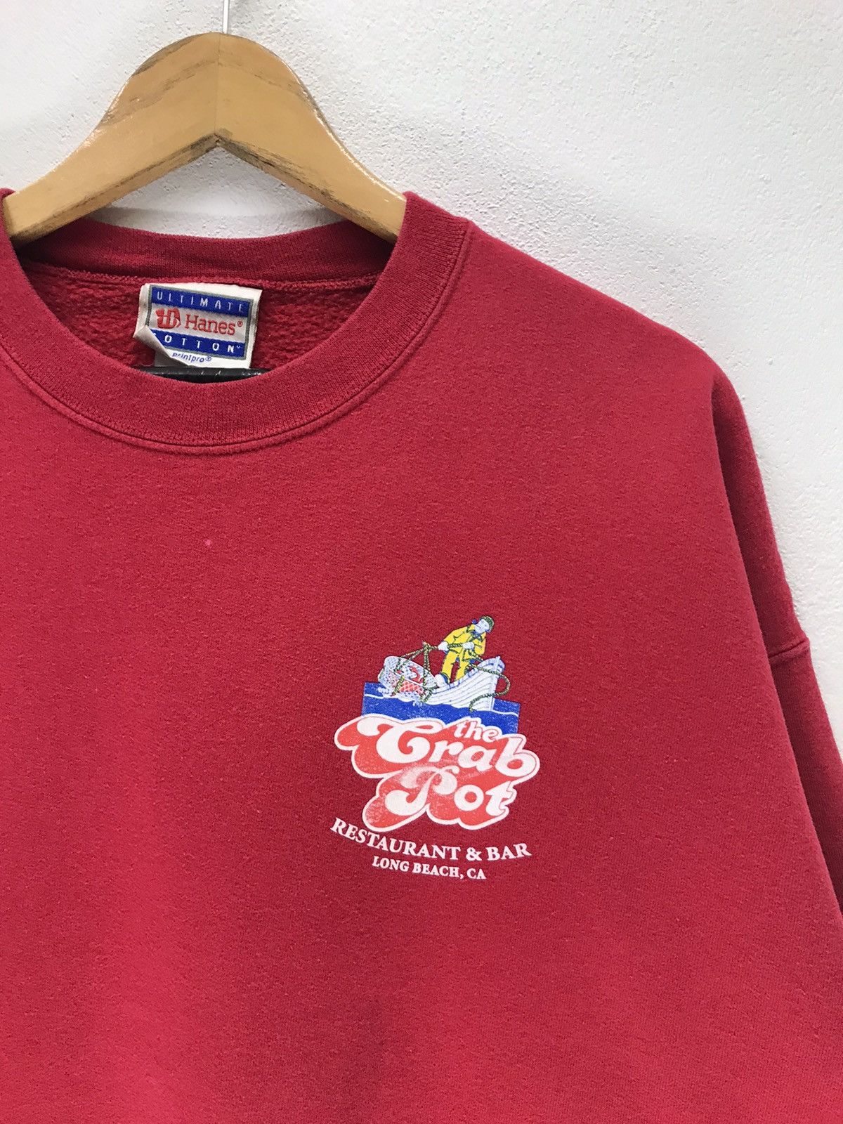 Hanes × Vintage Vintage The Grab Pot Restaurant And Bar Sweatshirt Size US L / EU 52-54 / 3 - 4 Thumbnail