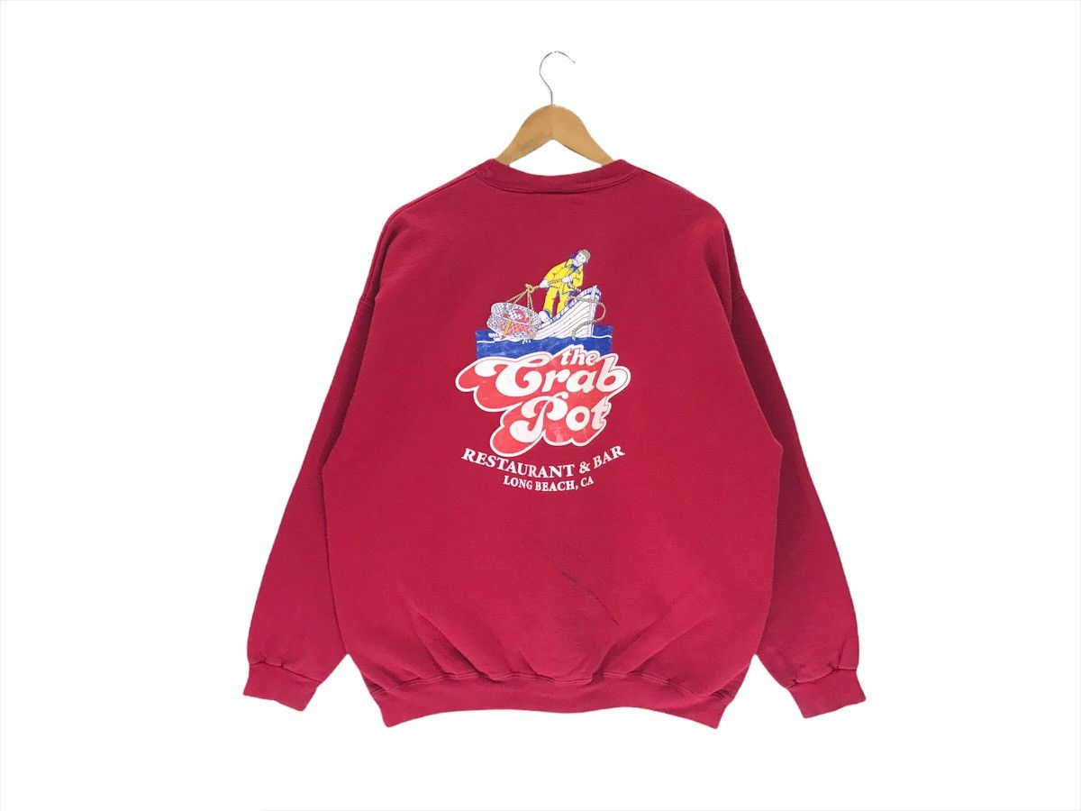 Hanes × Vintage Vintage The Grab Pot Restaurant And Bar Sweatshirt Size US L / EU 52-54 / 3 - 1 Thumbnail