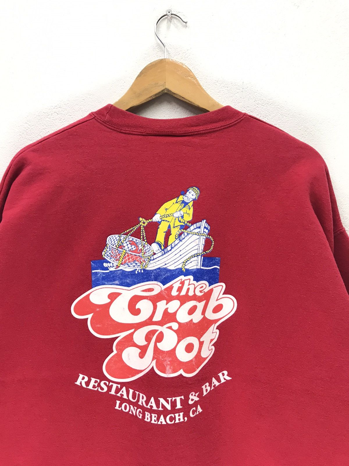 Hanes × Vintage Vintage The Grab Pot Restaurant And Bar Sweatshirt Size US L / EU 52-54 / 3 - 3 Thumbnail