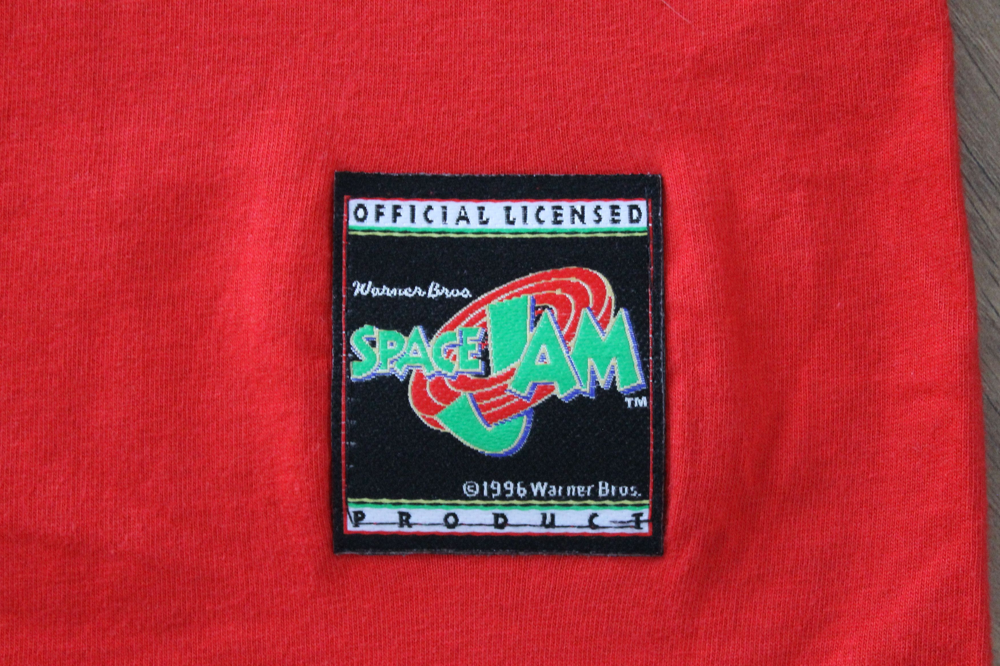 Vintage Vintage Space Jam Slam Dunk 1996 t-shirt Size US M / EU 48-50 / 2 - 6 Thumbnail