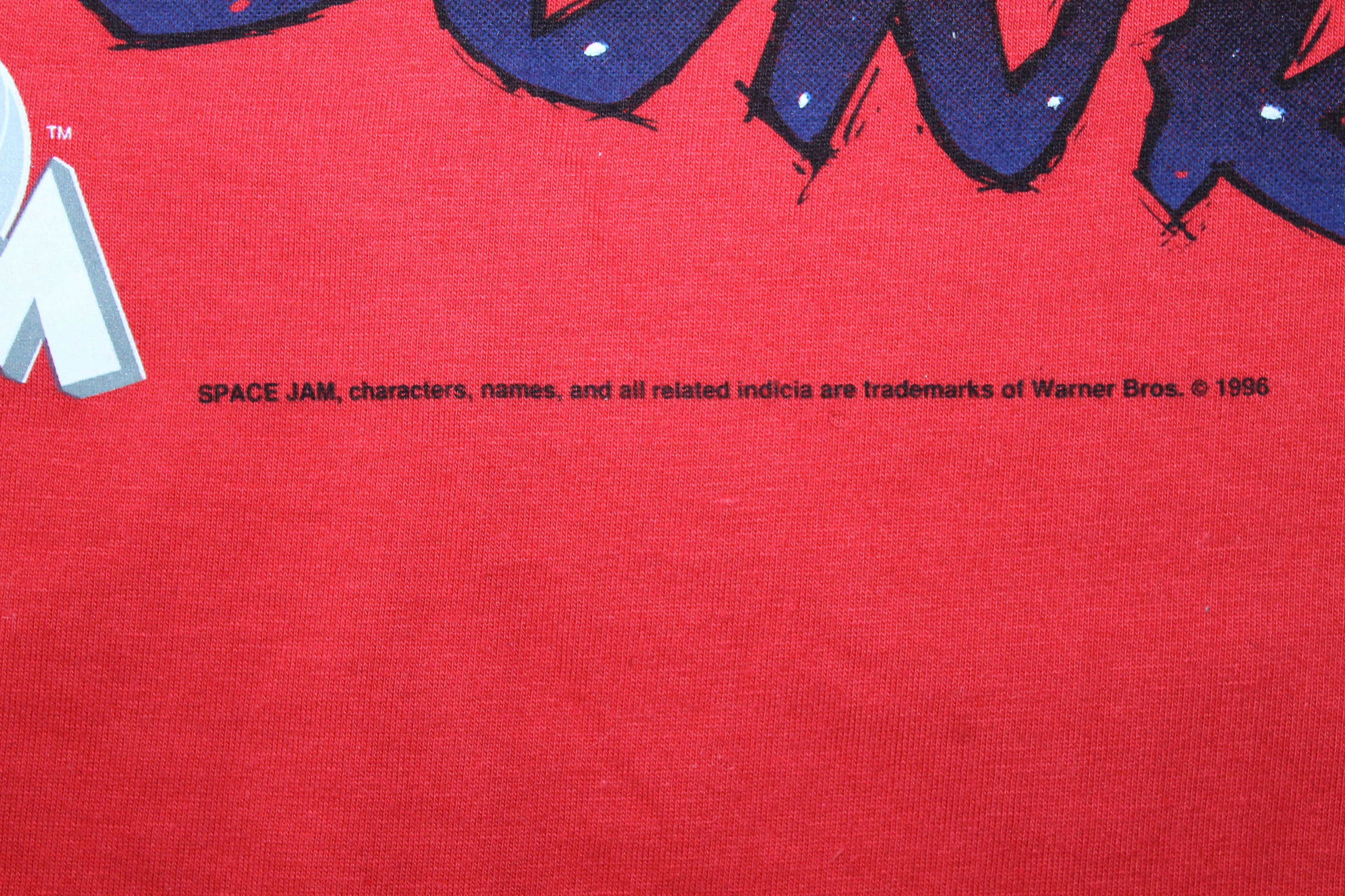 Vintage Vintage Space Jam Slam Dunk 1996 t-shirt Size US M / EU 48-50 / 2 - 5 Thumbnail