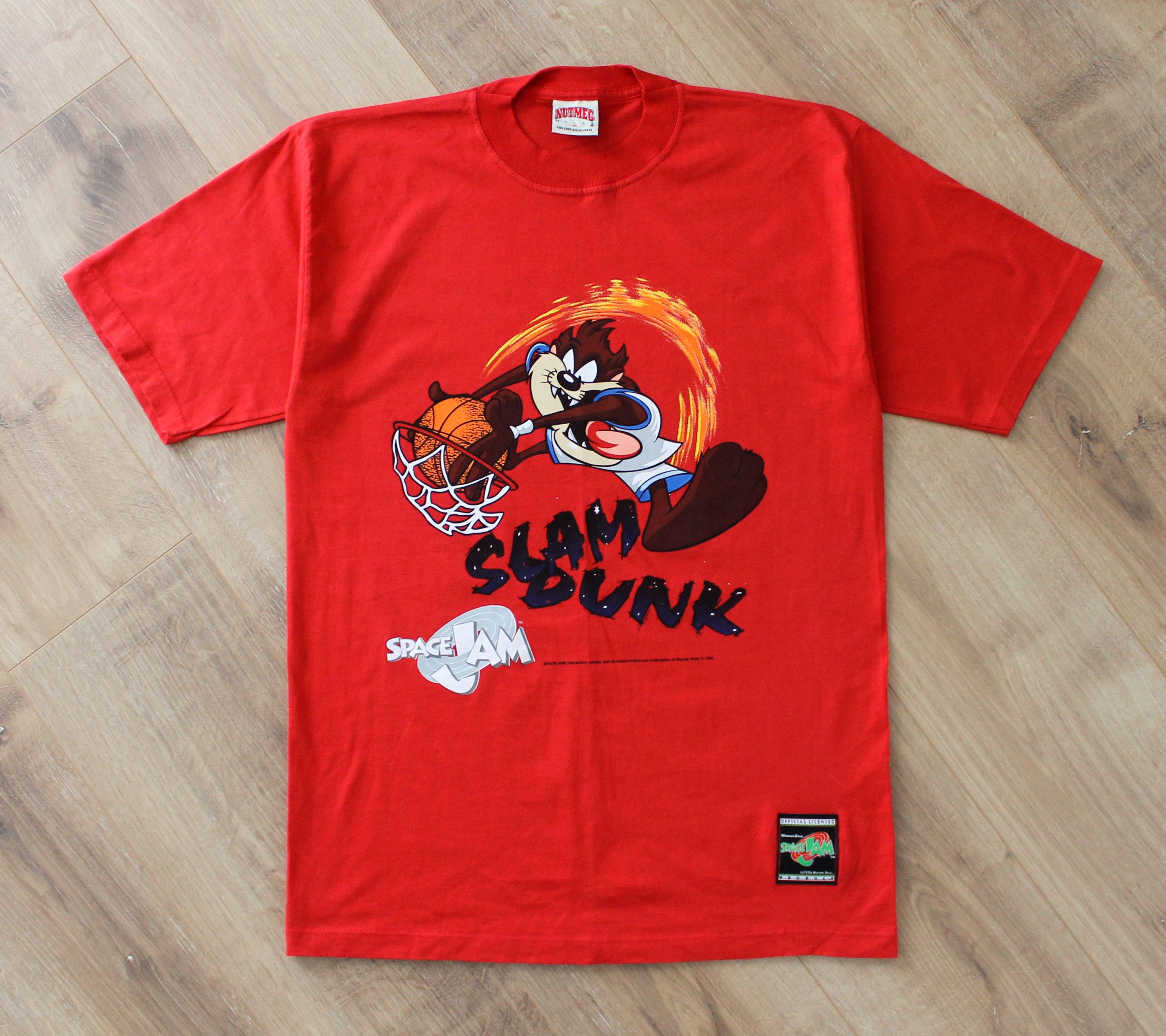 Vintage Vintage Space Jam Slam Dunk 1996 t-shirt Size US M / EU 48-50 / 2 - 2 Thumbnail