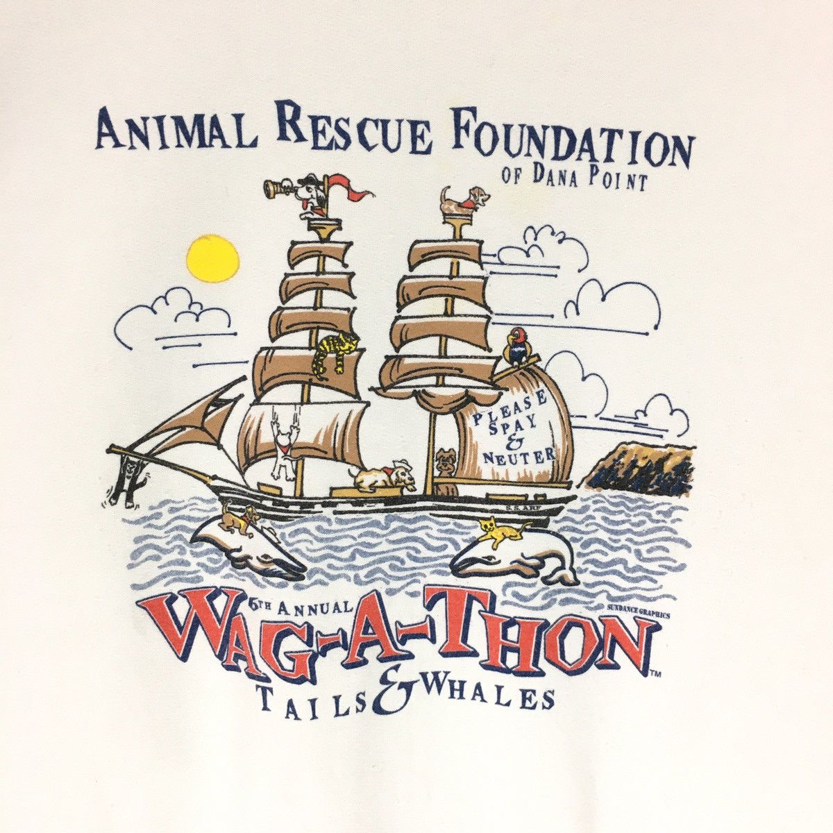 Hanes × Vintage Vintage Animal Rescue Foundation Of Dana Point Sweatshirt Size US L / EU 52-54 / 3 - 3 Thumbnail