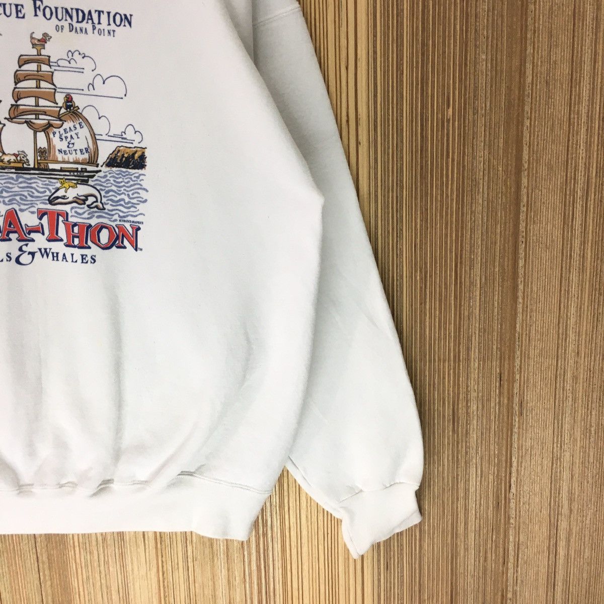 Hanes × Vintage Vintage Animal Rescue Foundation Of Dana Point Sweatshirt Size US L / EU 52-54 / 3 - 4 Thumbnail