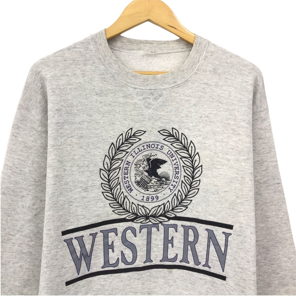 Russell Athletic × Vintage Vintage Western Illinois University Sweatshirt Crewneck Size US M / EU 48-50 / 2 - 2 Thumbnail