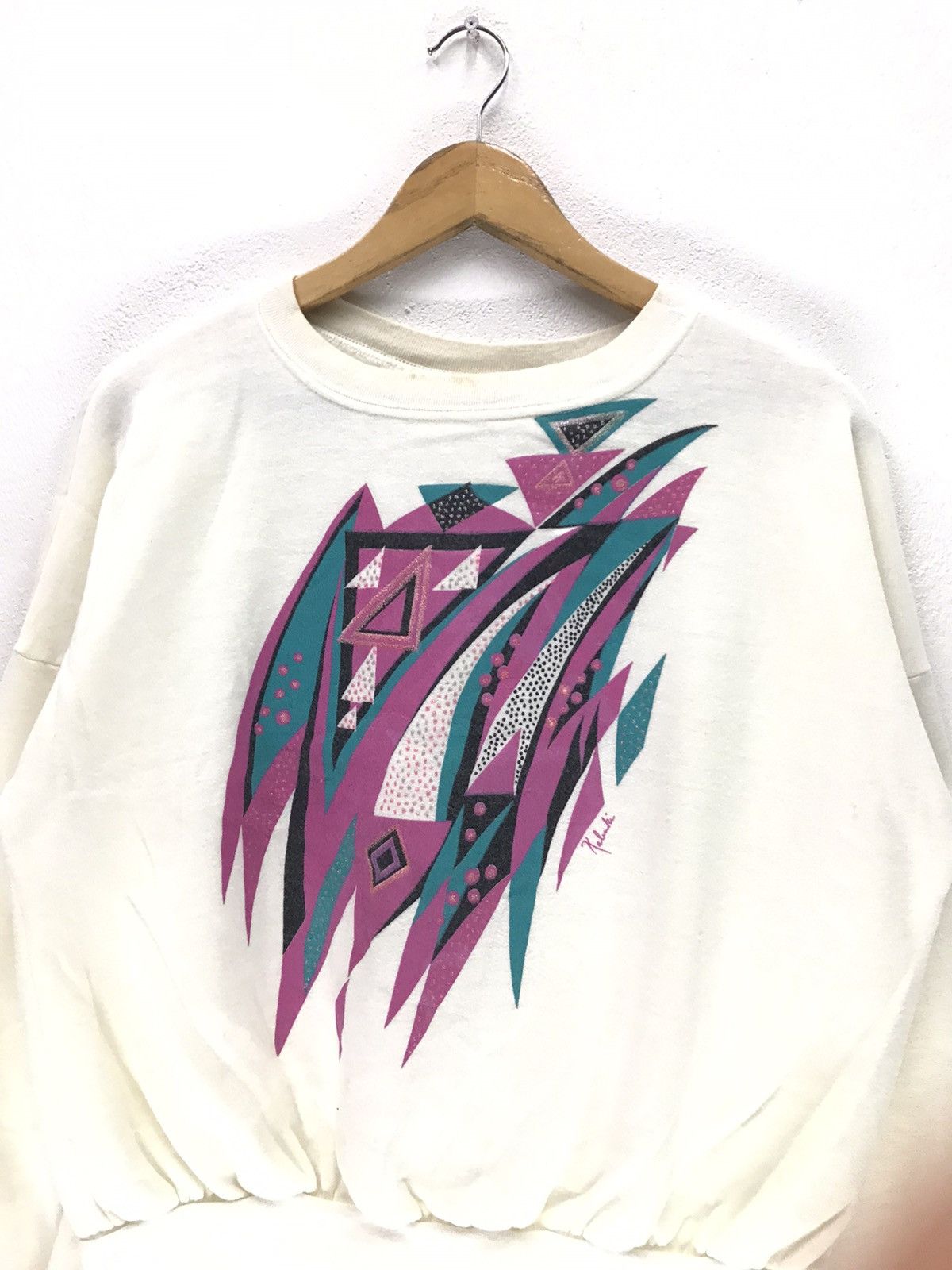Vintage Vintage Art Print Native Design Sweatshirt Size US S / EU 44-46 / 1 - 2 Thumbnail