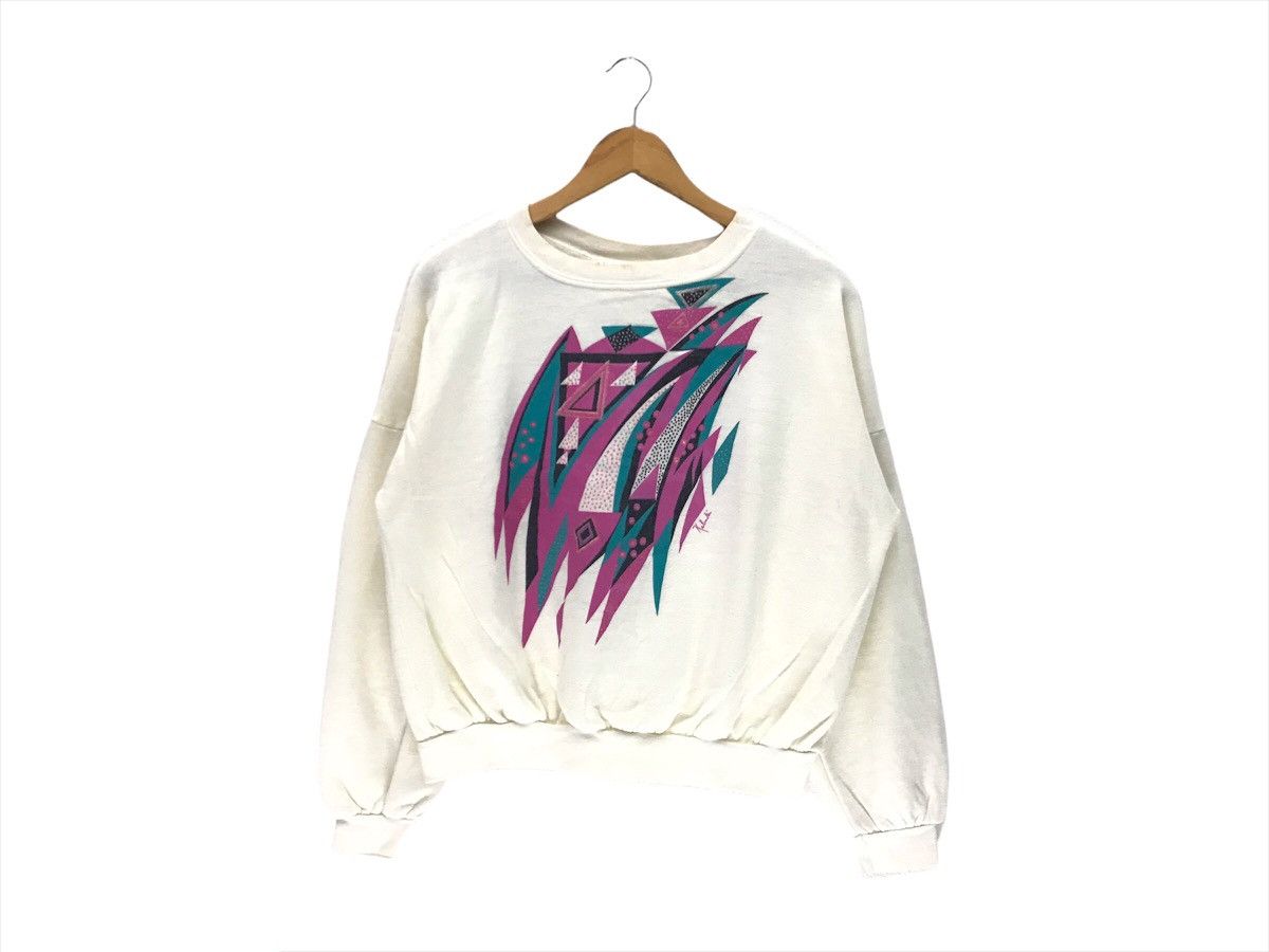 Vintage Art Print Native Design Sweatshirt