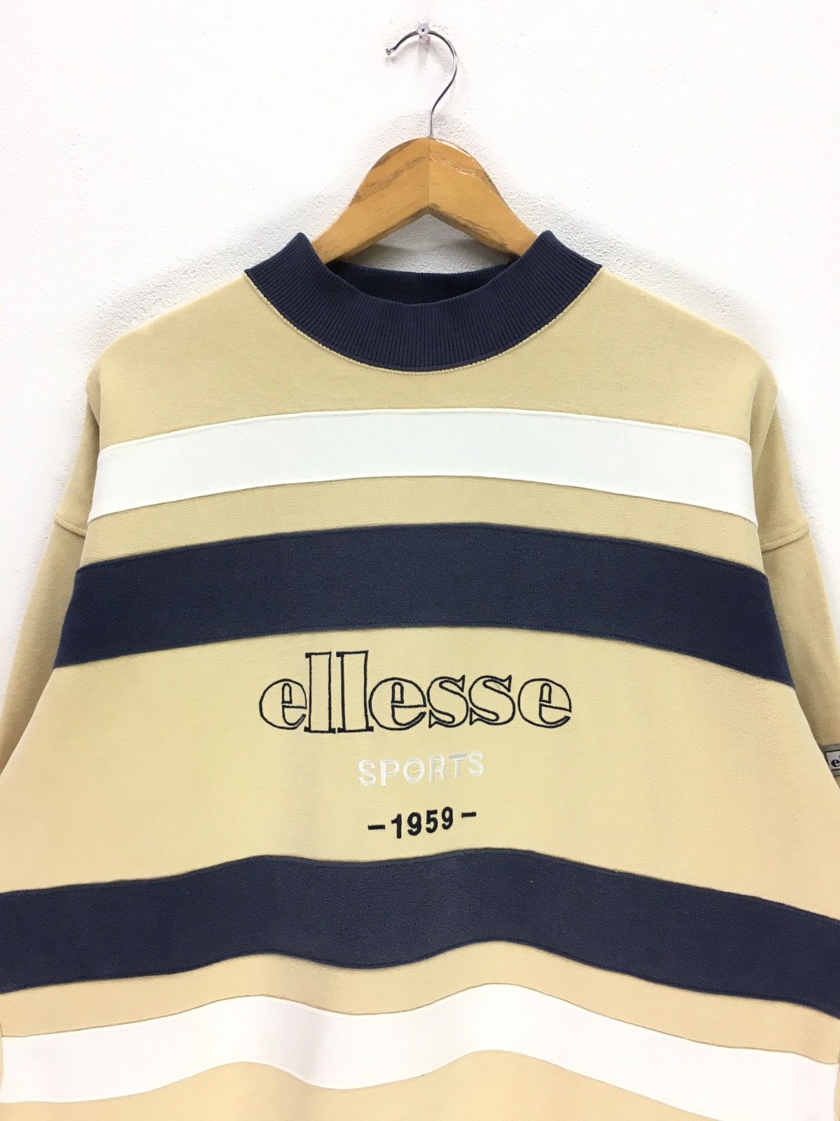 Ellesse × Vintage Vintage Ellesse Big Logo Multicolour Sweatshirt Size US L / EU 52-54 / 3 - 2 Thumbnail