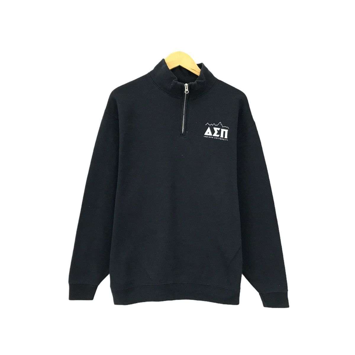 Japanese Brand × Vintage Vintage Delta Sigma Pi Sweatshirt Half Zip Pullover Jumper Size US M / EU 48-50 / 2 - 2 Thumbnail