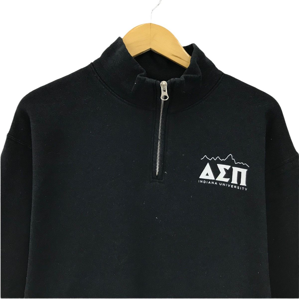 Japanese Brand × Vintage Vintage Delta Sigma Pi Sweatshirt Half Zip Pullover Jumper Size US M / EU 48-50 / 2 - 3 Thumbnail