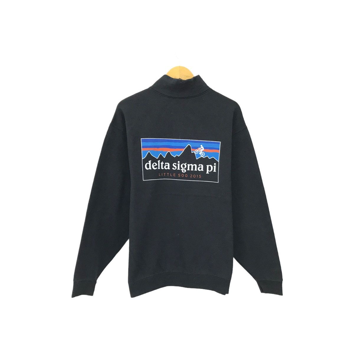 Japanese Brand × Vintage Vintage Delta Sigma Pi Sweatshirt Half Zip Pullover Jumper Size US M / EU 48-50 / 2 - 1 Thumbnail