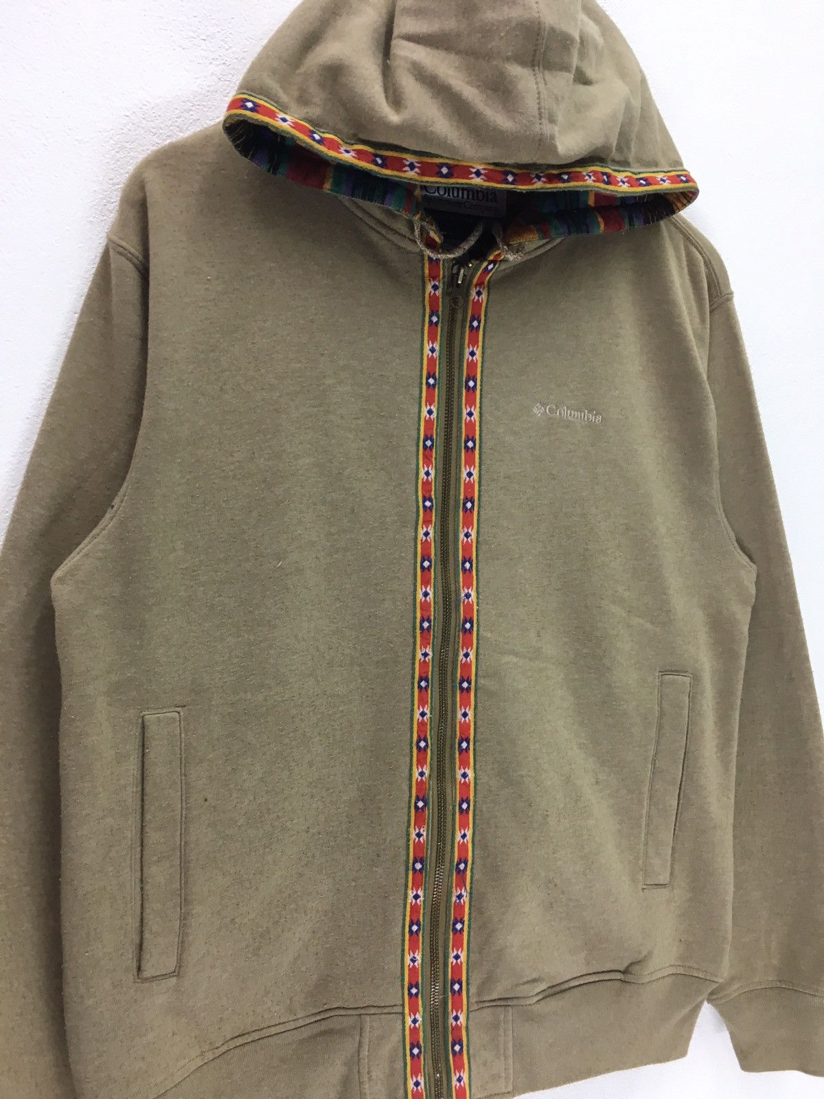 Columbia × Vintage Vintage Columbia Small Logo Zipper Hoddie Size US M / EU 48-50 / 2 - 4 Thumbnail