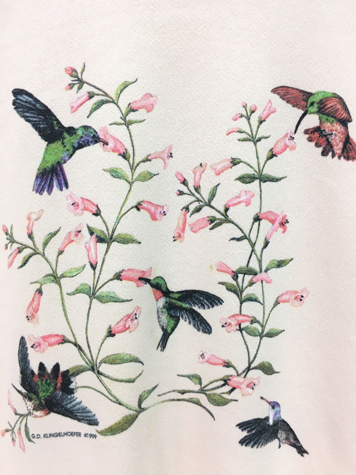Vintage Vintage Bird And Flower Design Art Sweatshirt Size US XL / EU 56 / 4 - 4 Thumbnail