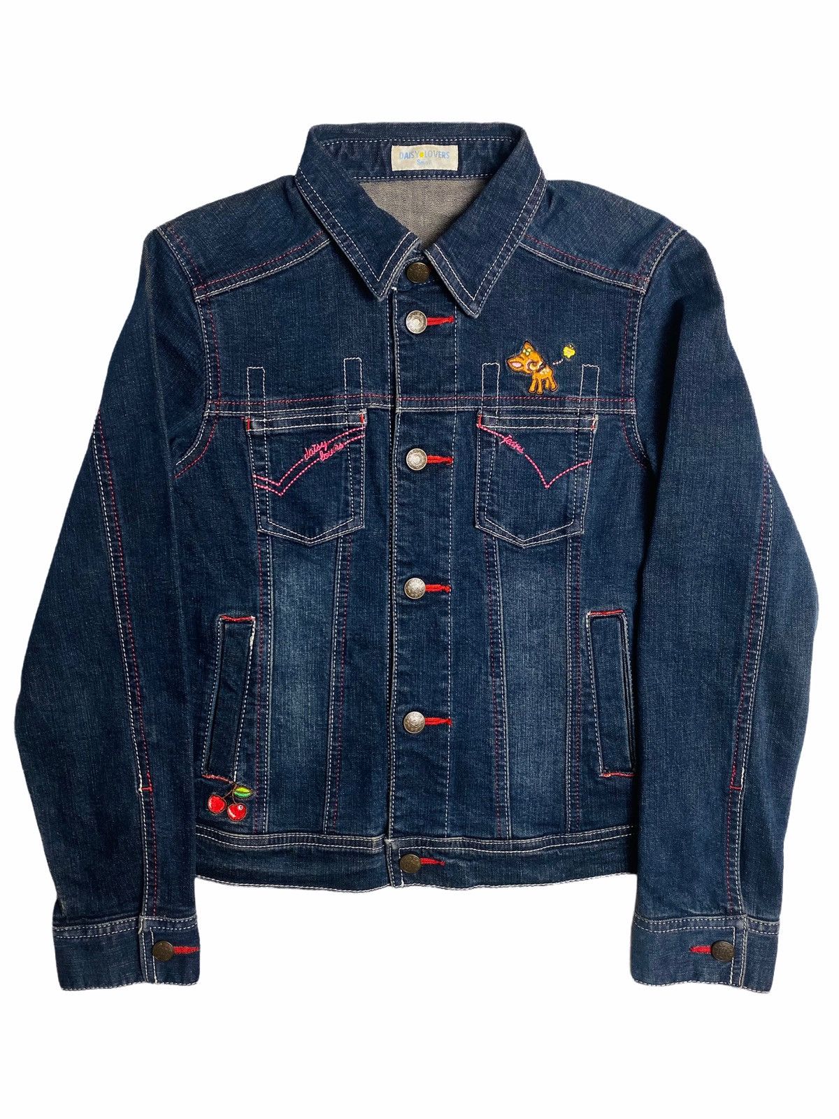 Hysteric Glamour × Japanese Brand 2000s Daisy Lovers - Juicy Pop Girl Denim Jacket Size US XXS / EU 40 - 2 Thumbnail