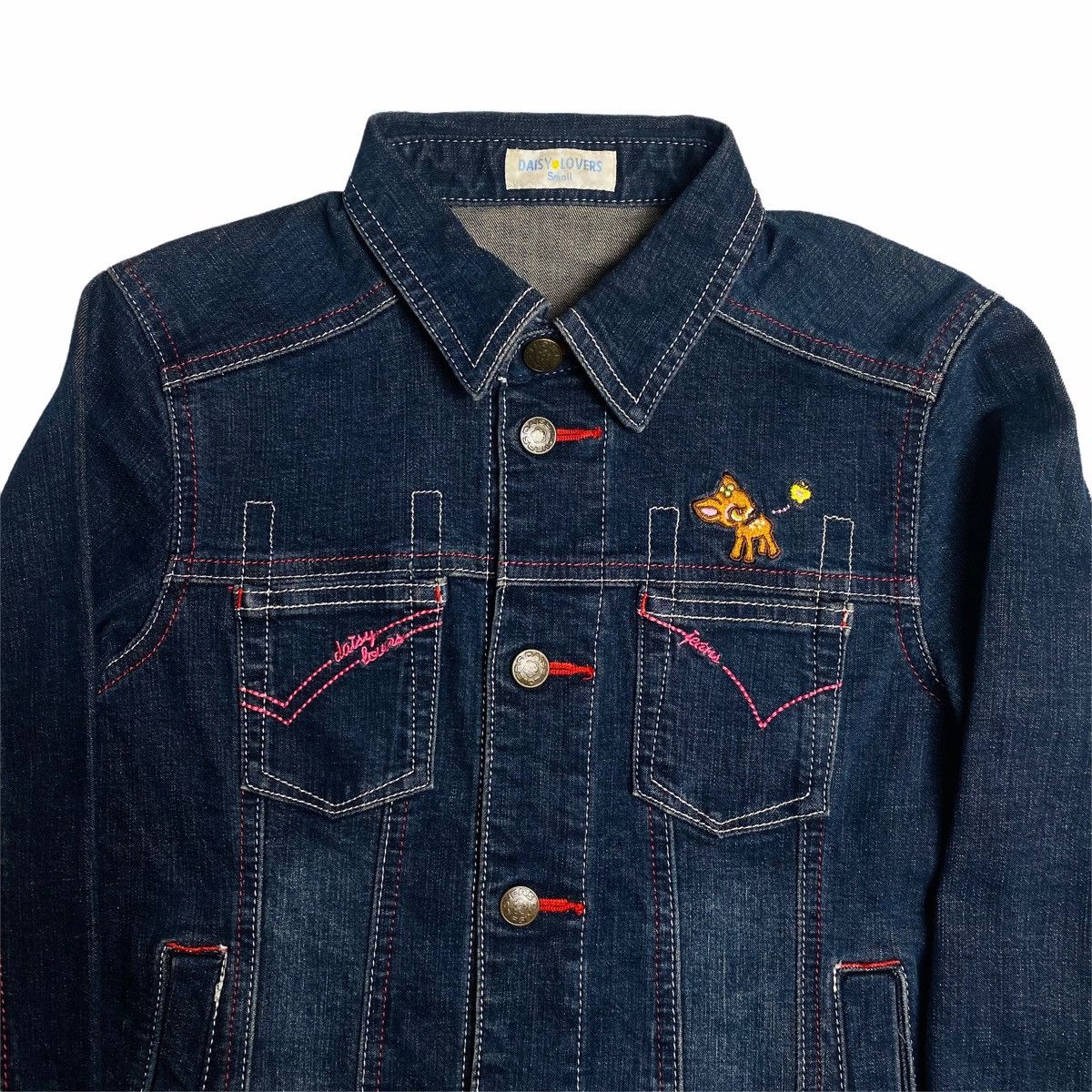Hysteric Glamour × Japanese Brand 2000s Daisy Lovers - Juicy Pop Girl Denim Jacket Size US XXS / EU 40 - 3 Thumbnail