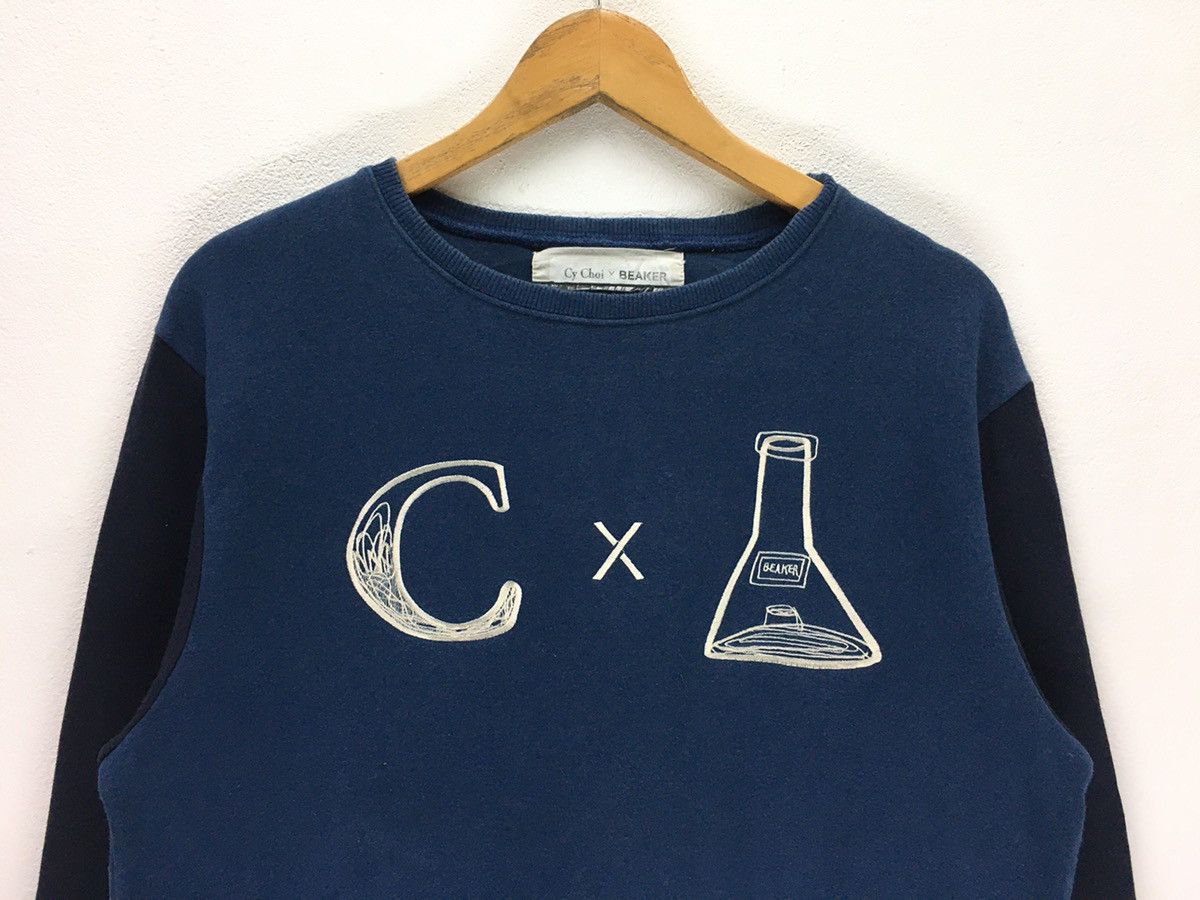 Japanese Brand Cy Choi X Beaker Art Sweatshirt Size US M / EU 48-50 / 2 - 2 Thumbnail