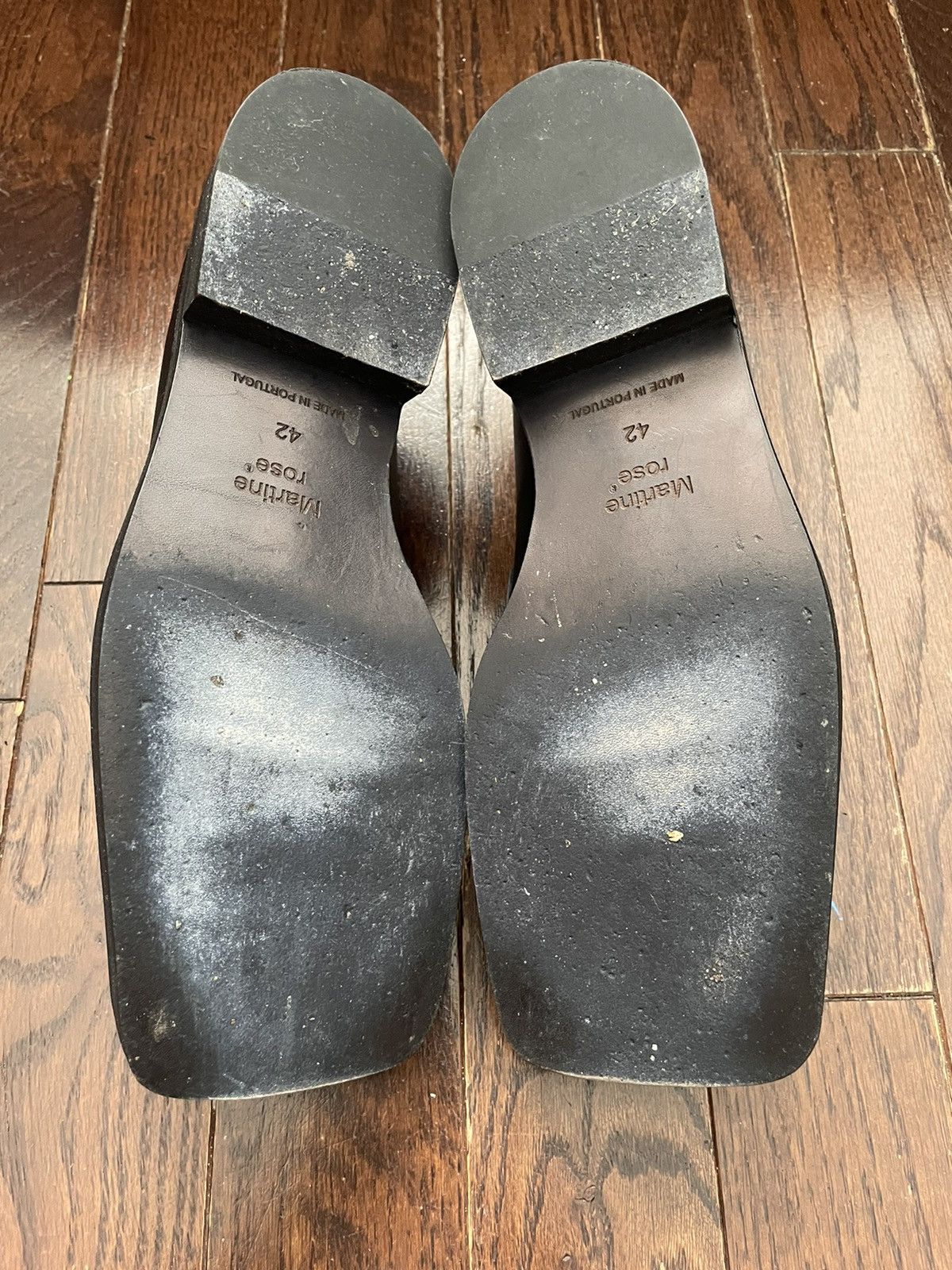Martine Rose Martine Rose Leather Square Toe Mule Shoes Black Size US 9 / EU 42 - 5 Thumbnail