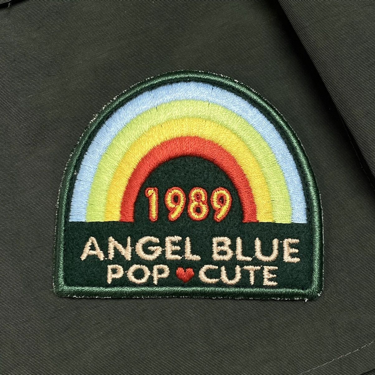 Angel Blue 1990s Angel Blue - Pop And Cute Army Nylon Jacket Size US L / EU 52-54 / 3 - 9 Thumbnail