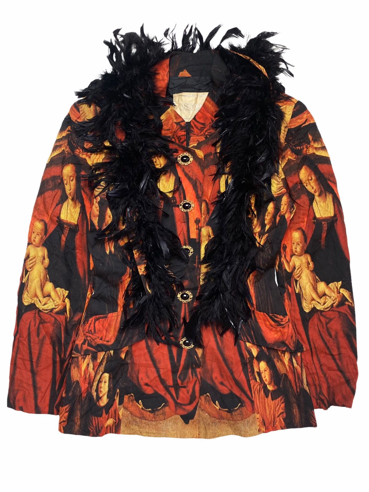 20471120 1980s Astro - C.1498 Notre Dame De Paris - Jean Hey Blazer Size 36S - 3 Thumbnail