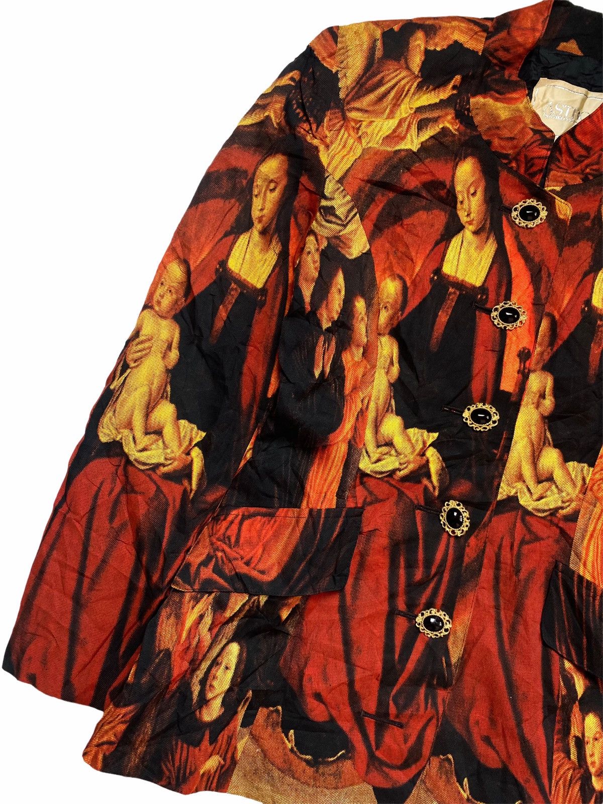 20471120 1980s Astro - C.1498 Notre Dame De Paris - Jean Hey Blazer Size 36S - 4 Thumbnail
