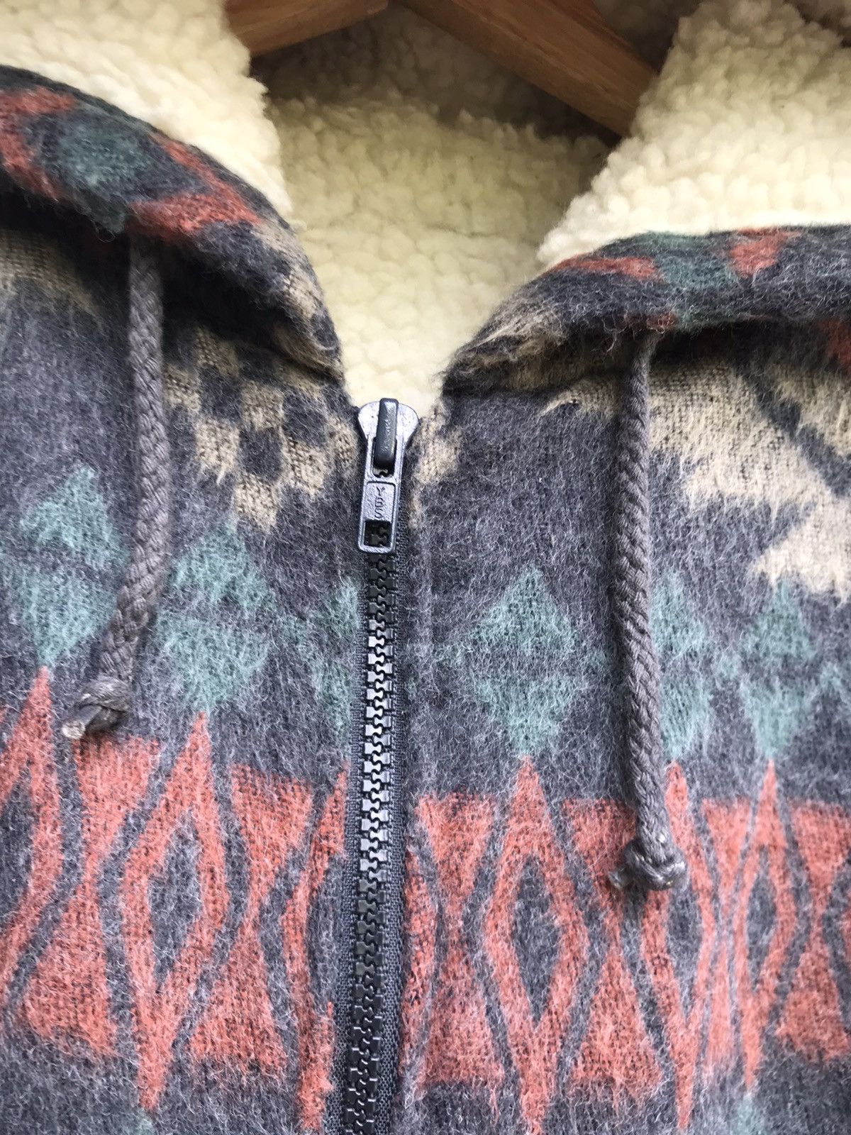 Japanese Brand Art Navajo Bomber Style/Oversized Fleece Jacket Size US M / EU 48-50 / 2 - 8 Thumbnail