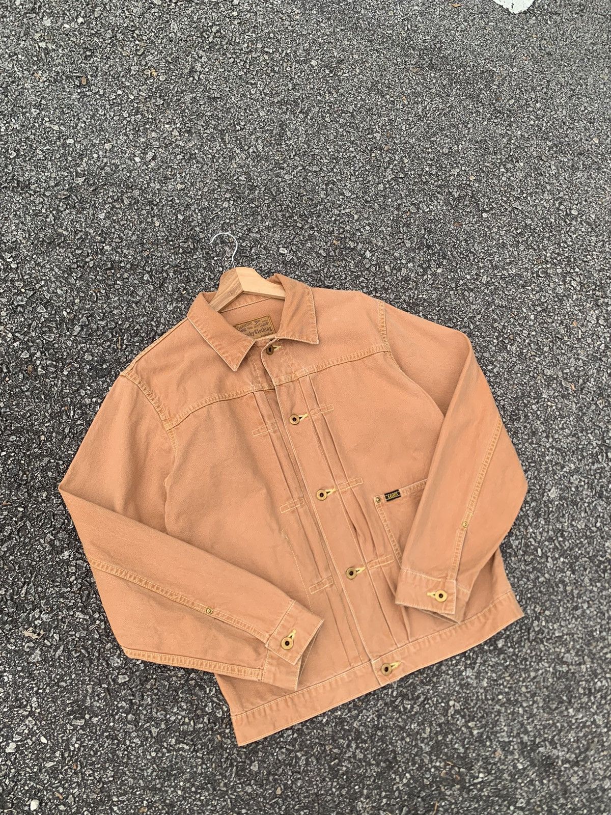 Vintage 👹Vintage Genuine 1605 MFG.CO Trucker Jacket Size US S / EU 44-46 / 1 - 1 Thumbnail