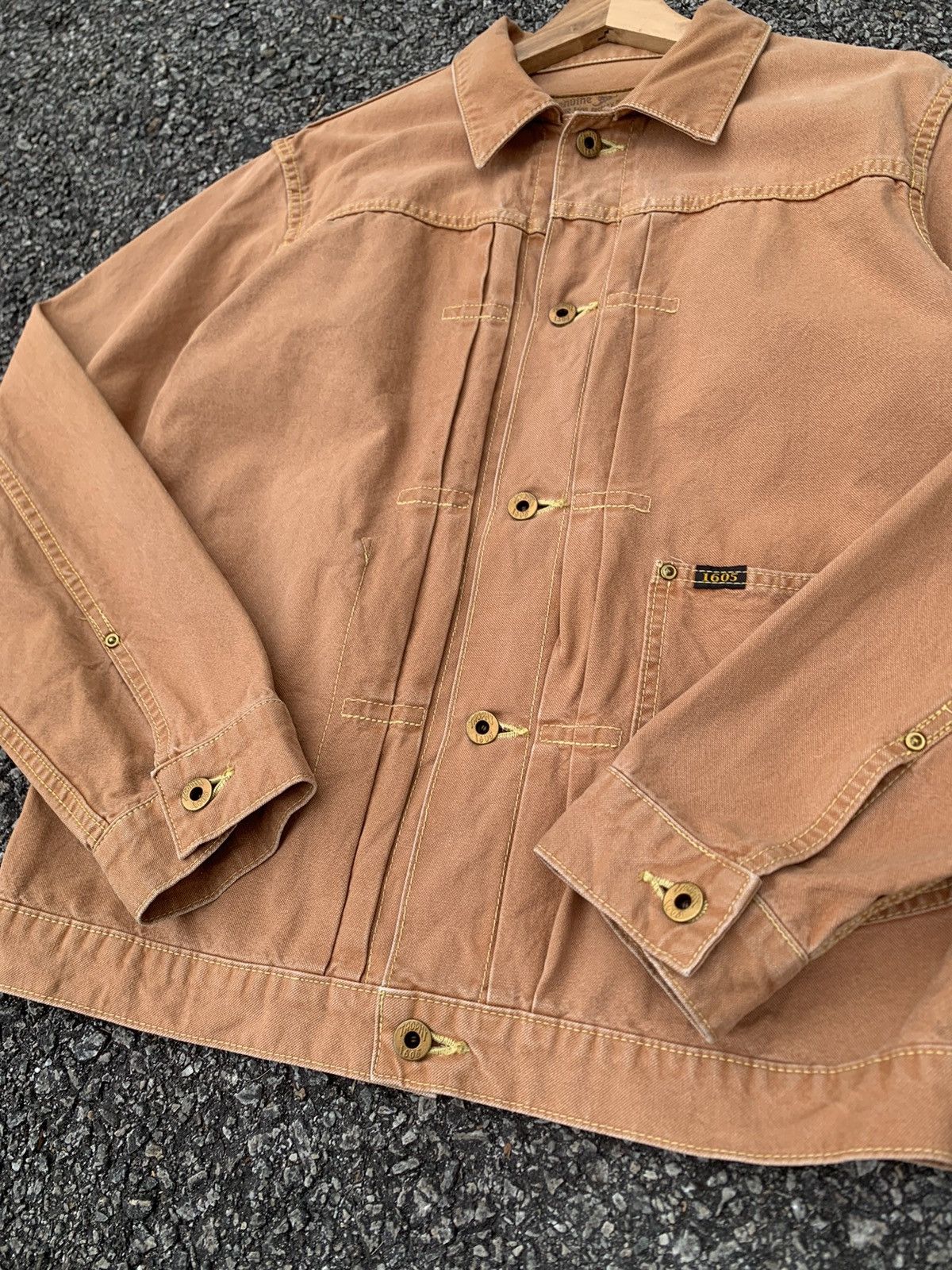 Vintage 👹Vintage Genuine 1605 MFG.CO Trucker Jacket Size US S / EU 44-46 / 1 - 7 Thumbnail