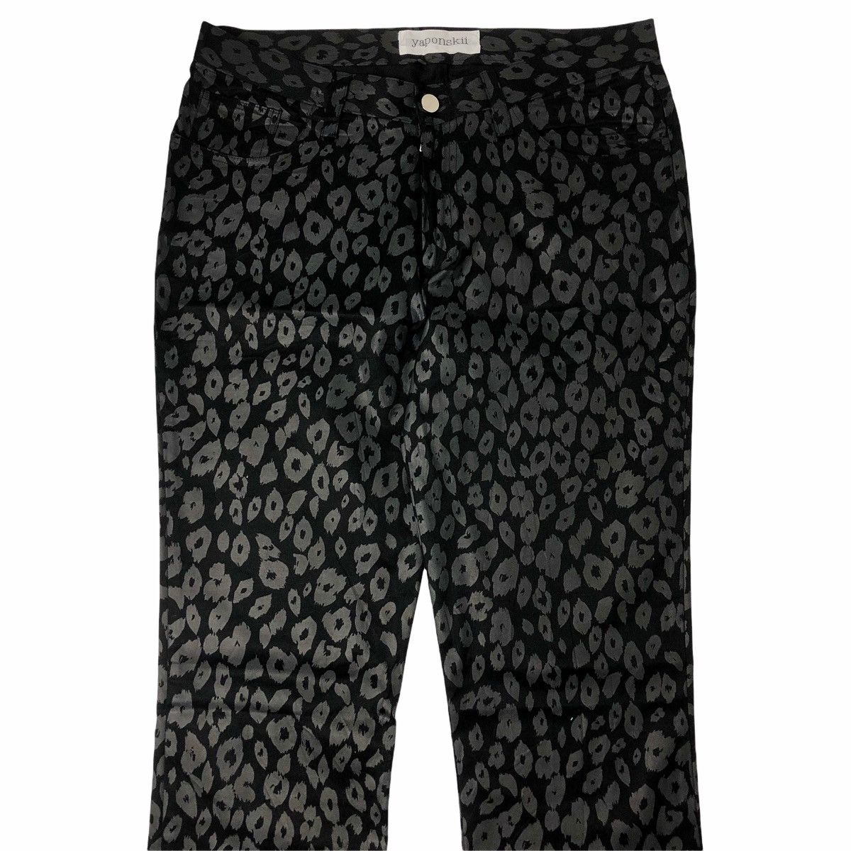 Yaponskii 2000s Yaponskii - Printed Coated Pants Size US 29 - 2 Thumbnail