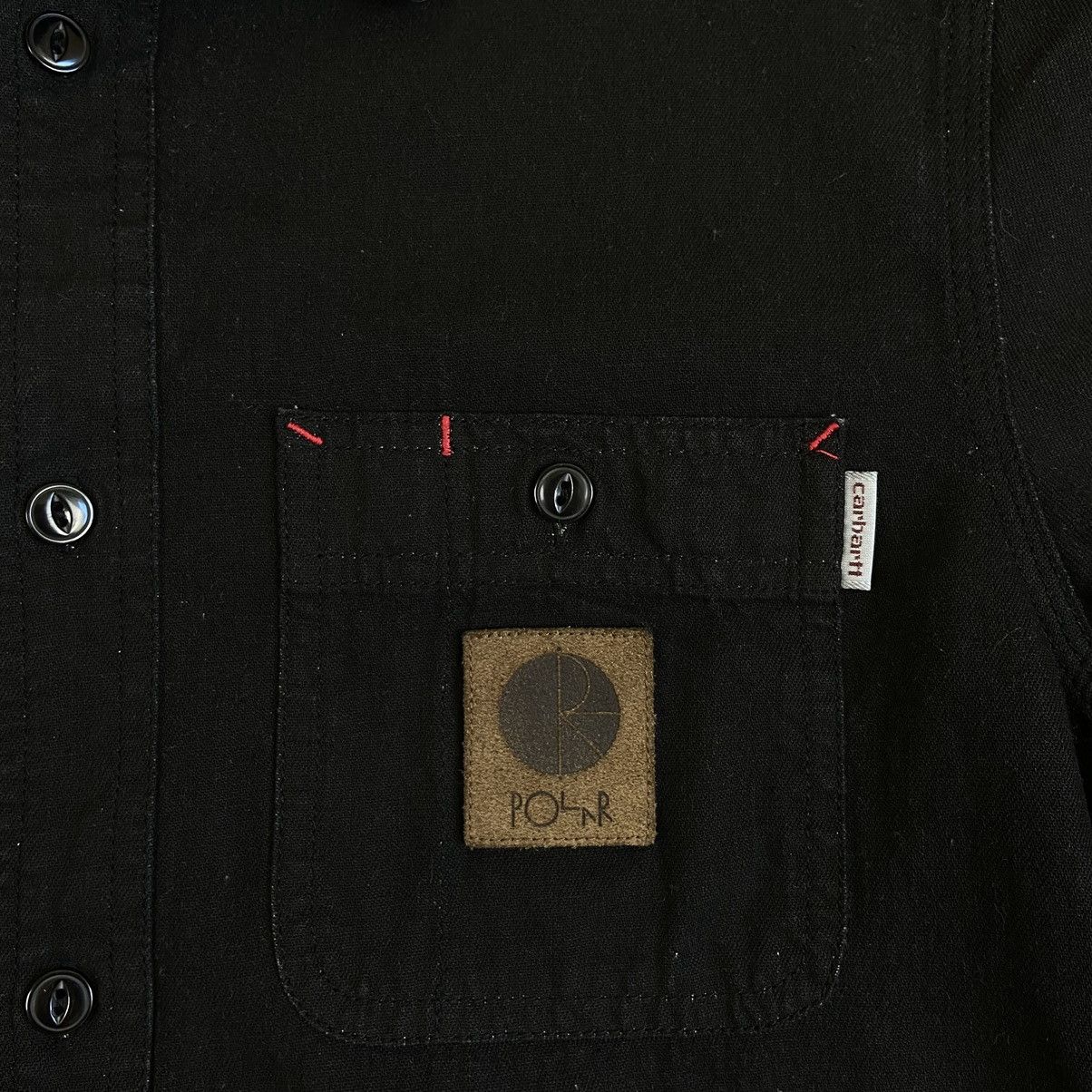 Carhartt Wip CARHARTT WIP X POLAR SKATE Co. L/S SHIRT BLACK M Size US M / EU 48-50 / 2 - 4 Thumbnail