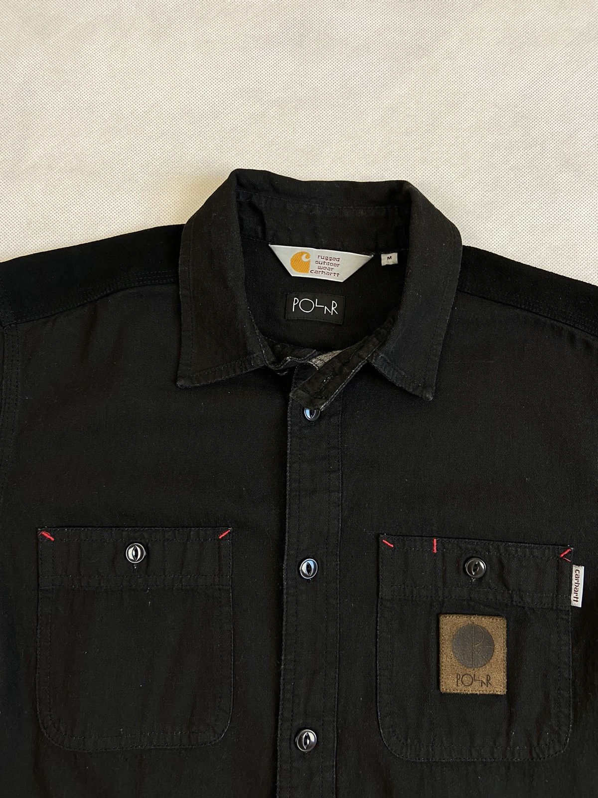 Carhartt Wip CARHARTT WIP X POLAR SKATE Co. L/S SHIRT BLACK M Size US M / EU 48-50 / 2 - 3 Thumbnail