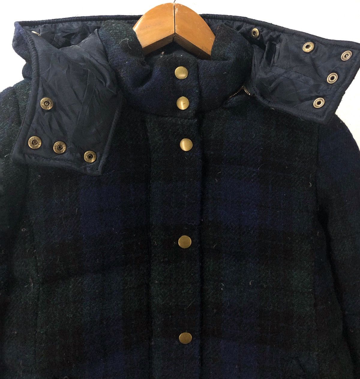 Harris Tweed HARRIS TWEED x EARTH MUSIC HOODED COAT WOOL JACKET Size US S / EU 44-46 / 1 - 8 Thumbnail