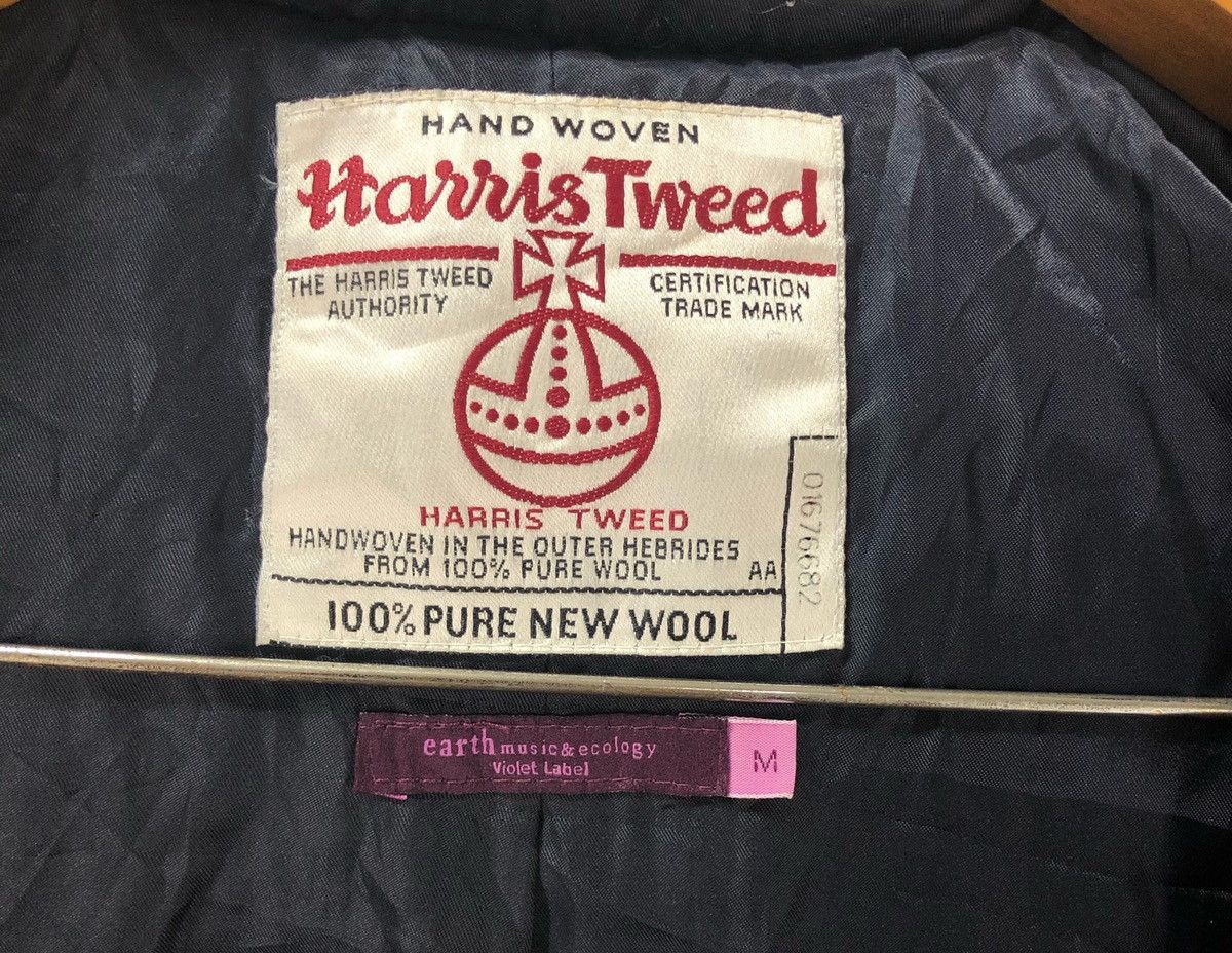 Harris Tweed HARRIS TWEED x EARTH MUSIC HOODED COAT WOOL JACKET Size US S / EU 44-46 / 1 - 11 Thumbnail