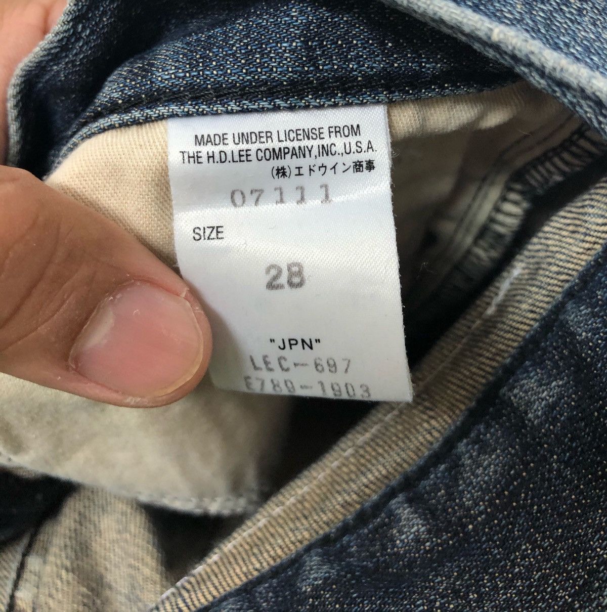 Lee × Vintage Lee’s Denim black Jeans cw21 Size US 28 / EU 44 - 16 Thumbnail