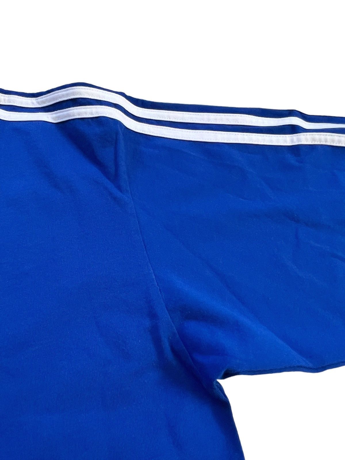 Adidas × Balenciaga Sz2 Blue L/S 3 Stripe Shirt Size US M / EU 48-50 / 2 - 4 Thumbnail
