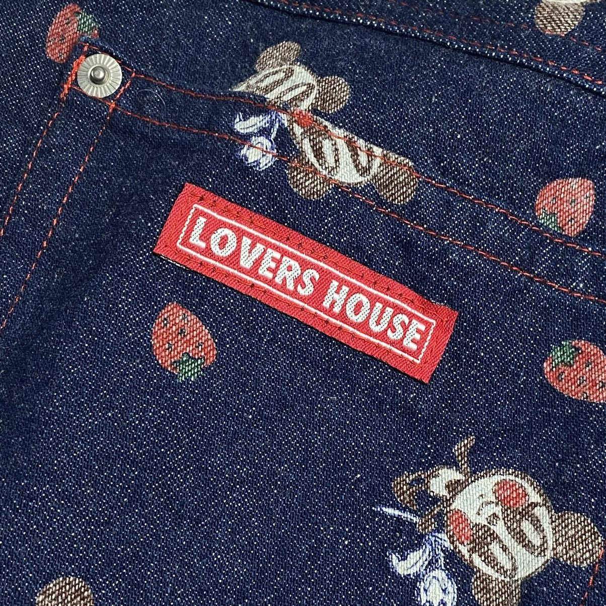 Hysteric Glamour 1990s Lover House - Panda Short Denim Pants Size US 28 / EU 44 - 3 Thumbnail