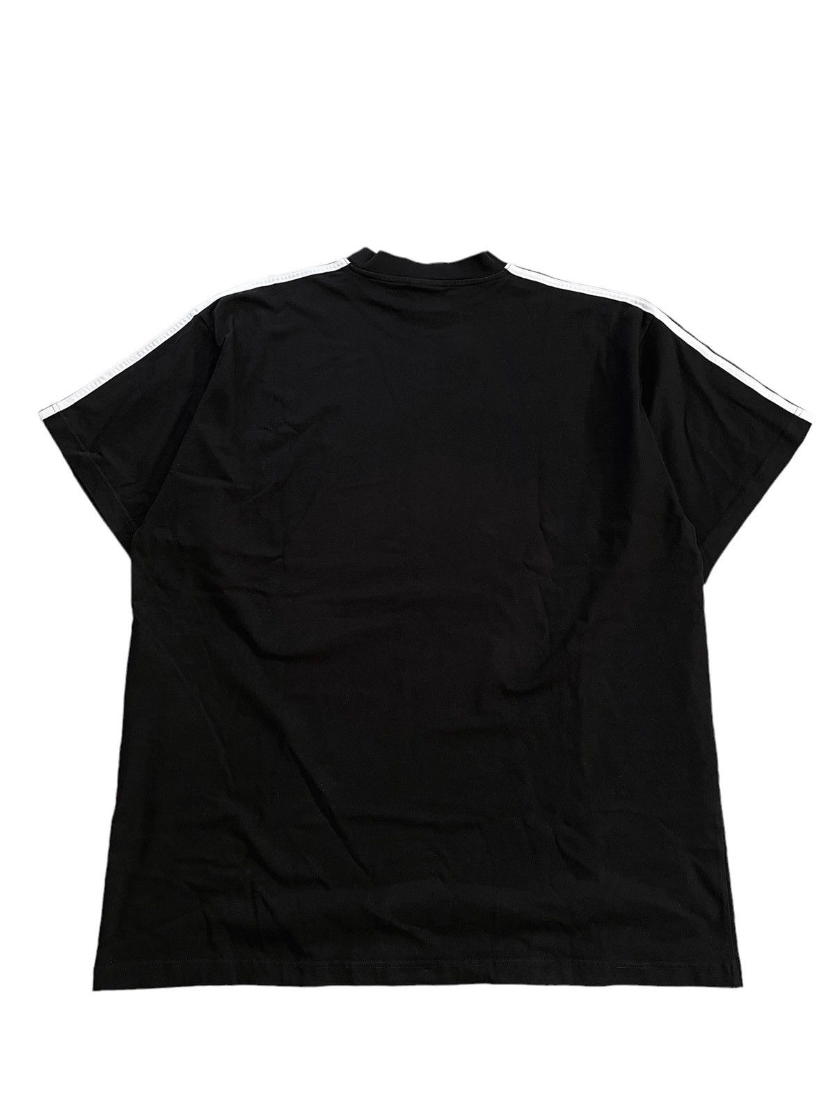 Adidas × Balenciaga Black Oversized 3 Stripe Shirt Size US L / EU 52-54 / 3 - 10 Thumbnail