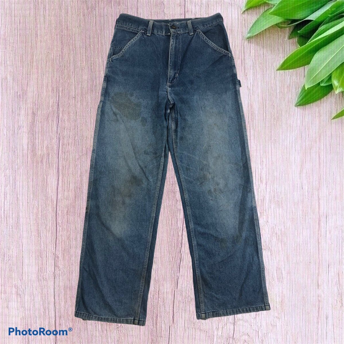 Carhartt × Vintage Vintage Carhartt Faded Carpenter Jeans Pants Size US 28 / EU 44 - 1 Thumbnail
