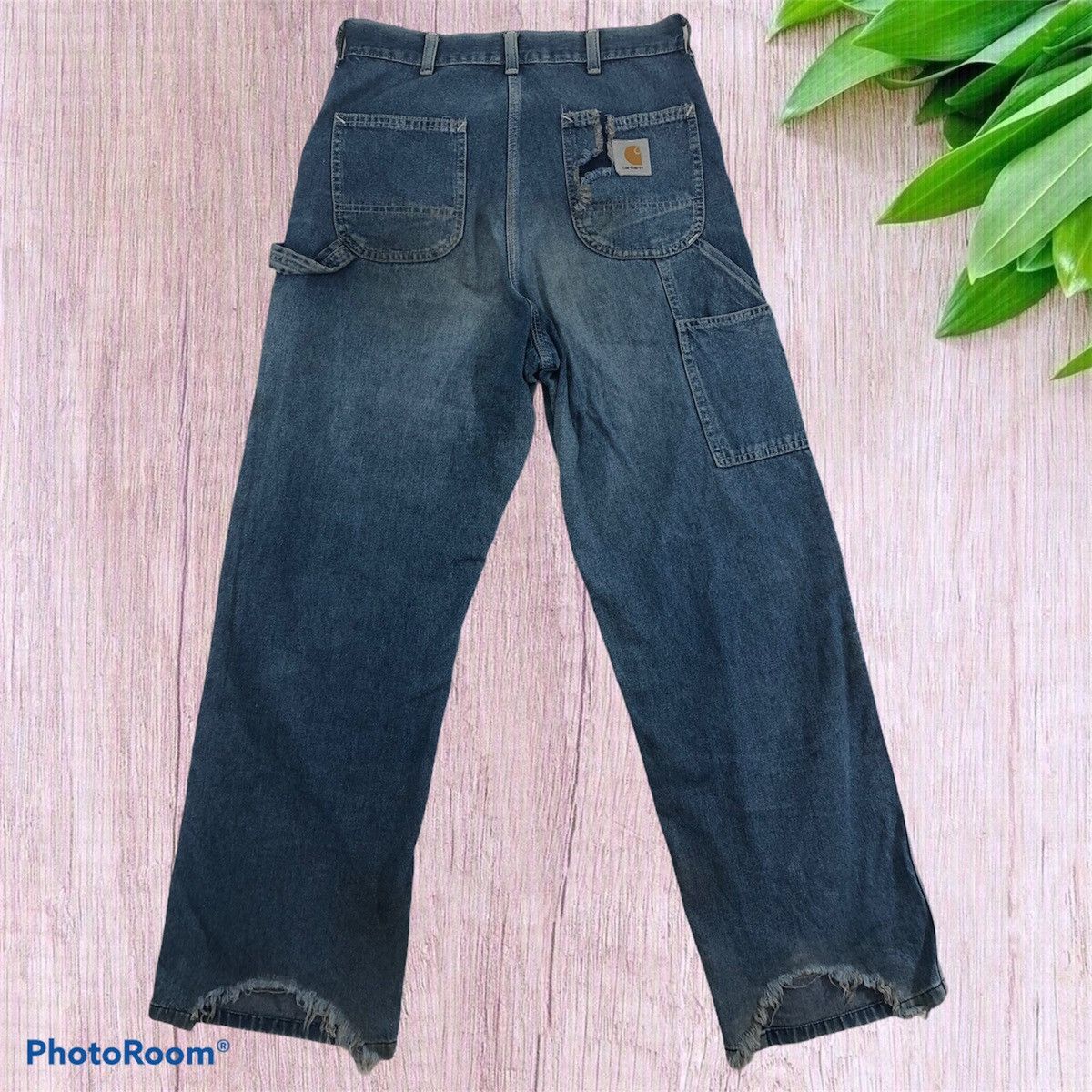Carhartt × Vintage Vintage Carhartt Faded Carpenter Jeans Pants Size US 28 / EU 44 - 5 Thumbnail