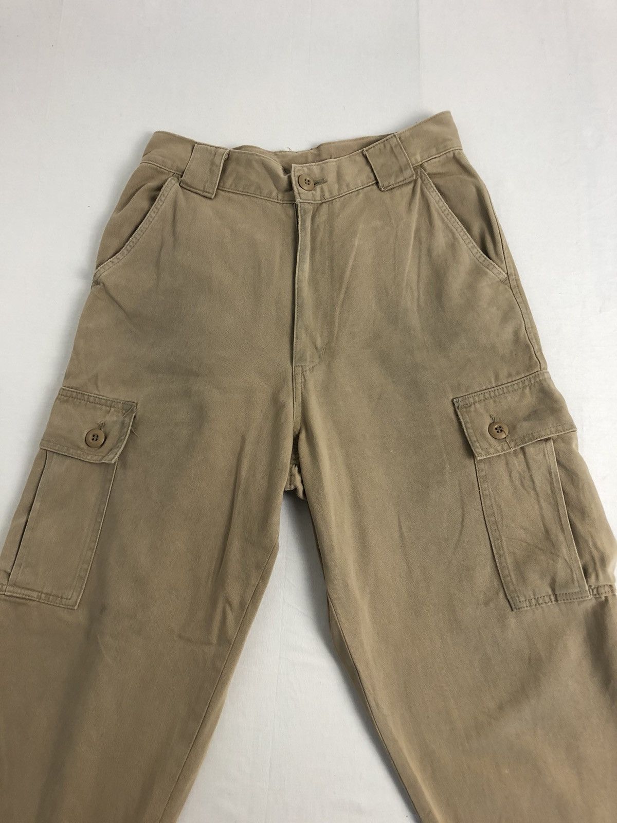 Japanese Brand BIG SMITH Drop Crotch Utility Baggy Cargo Pants Size US 28 / EU 44 - 3 Thumbnail