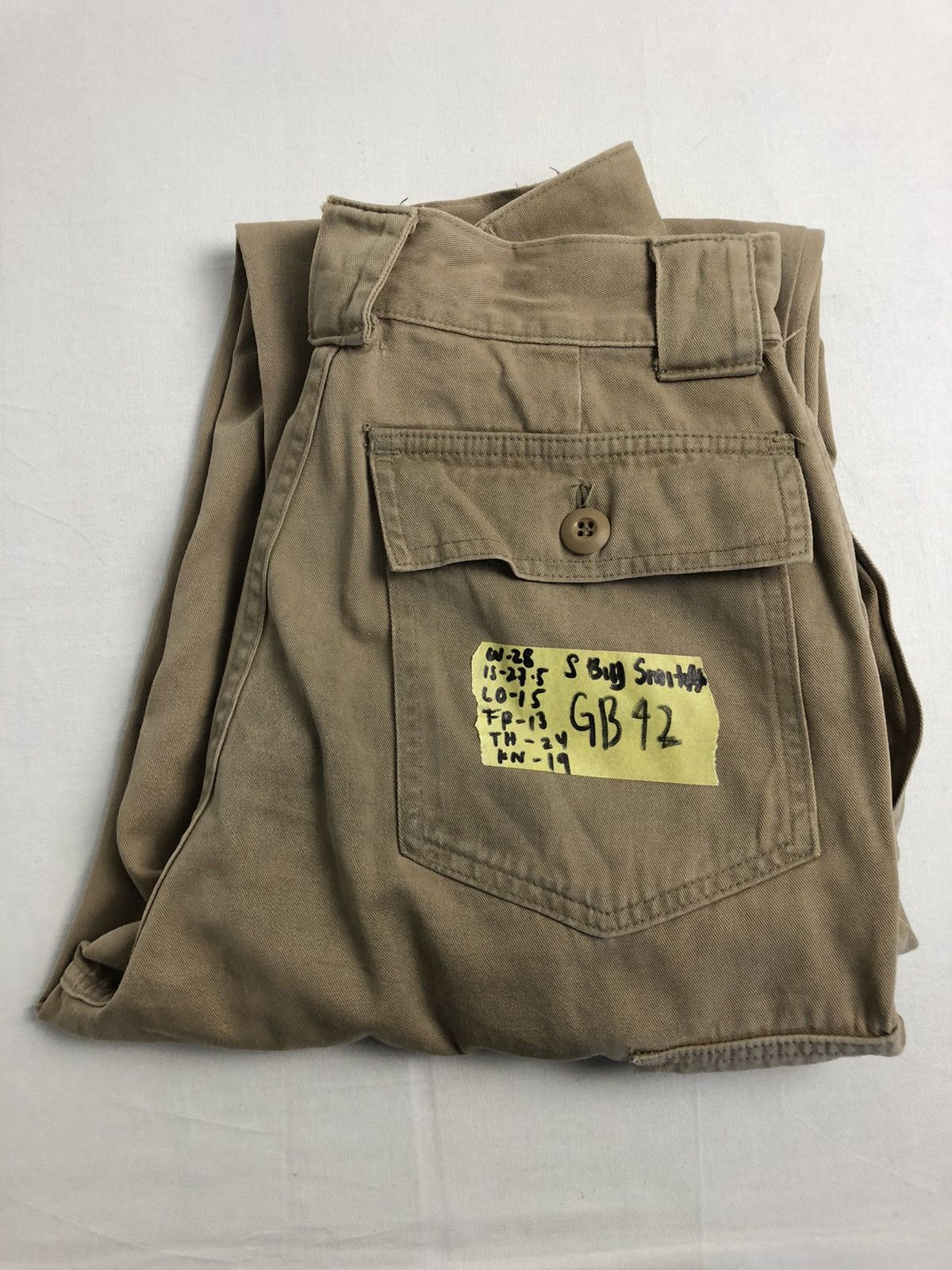 Japanese Brand BIG SMITH Drop Crotch Utility Baggy Cargo Pants Size US 28 / EU 44 - 15 Thumbnail