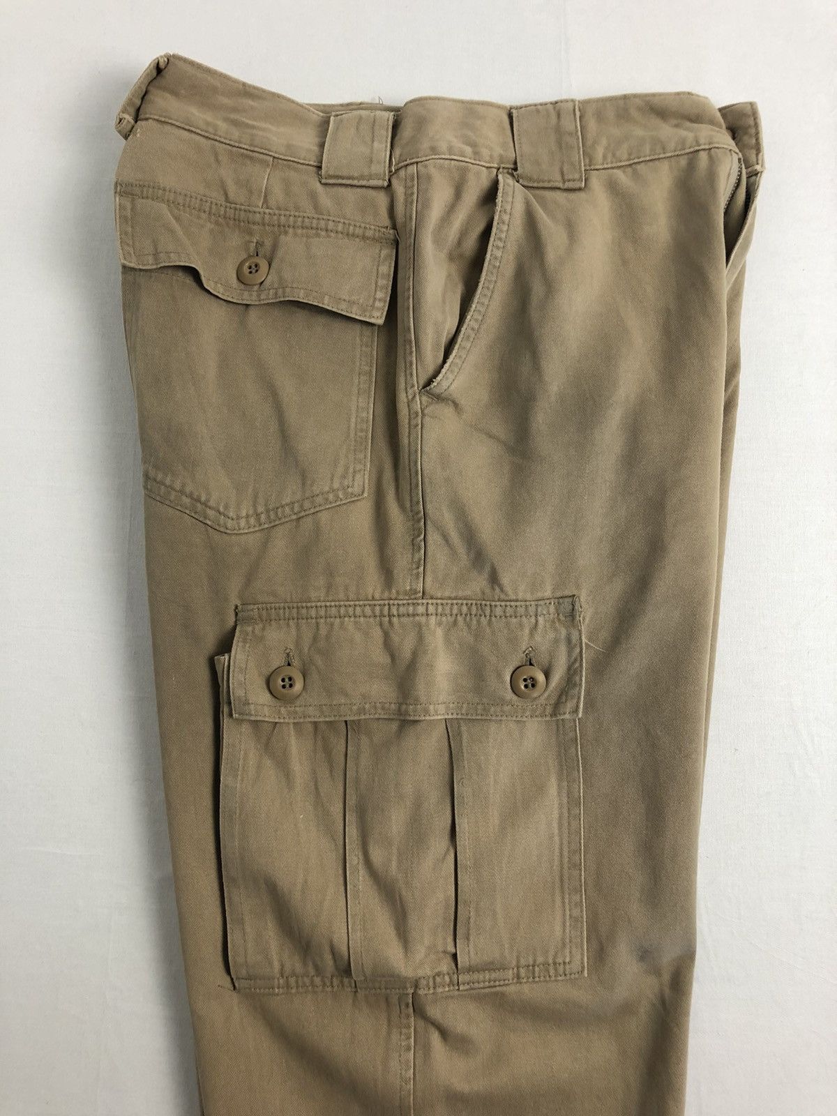 Japanese Brand BIG SMITH Drop Crotch Utility Baggy Cargo Pants Size US 28 / EU 44 - 8 Thumbnail