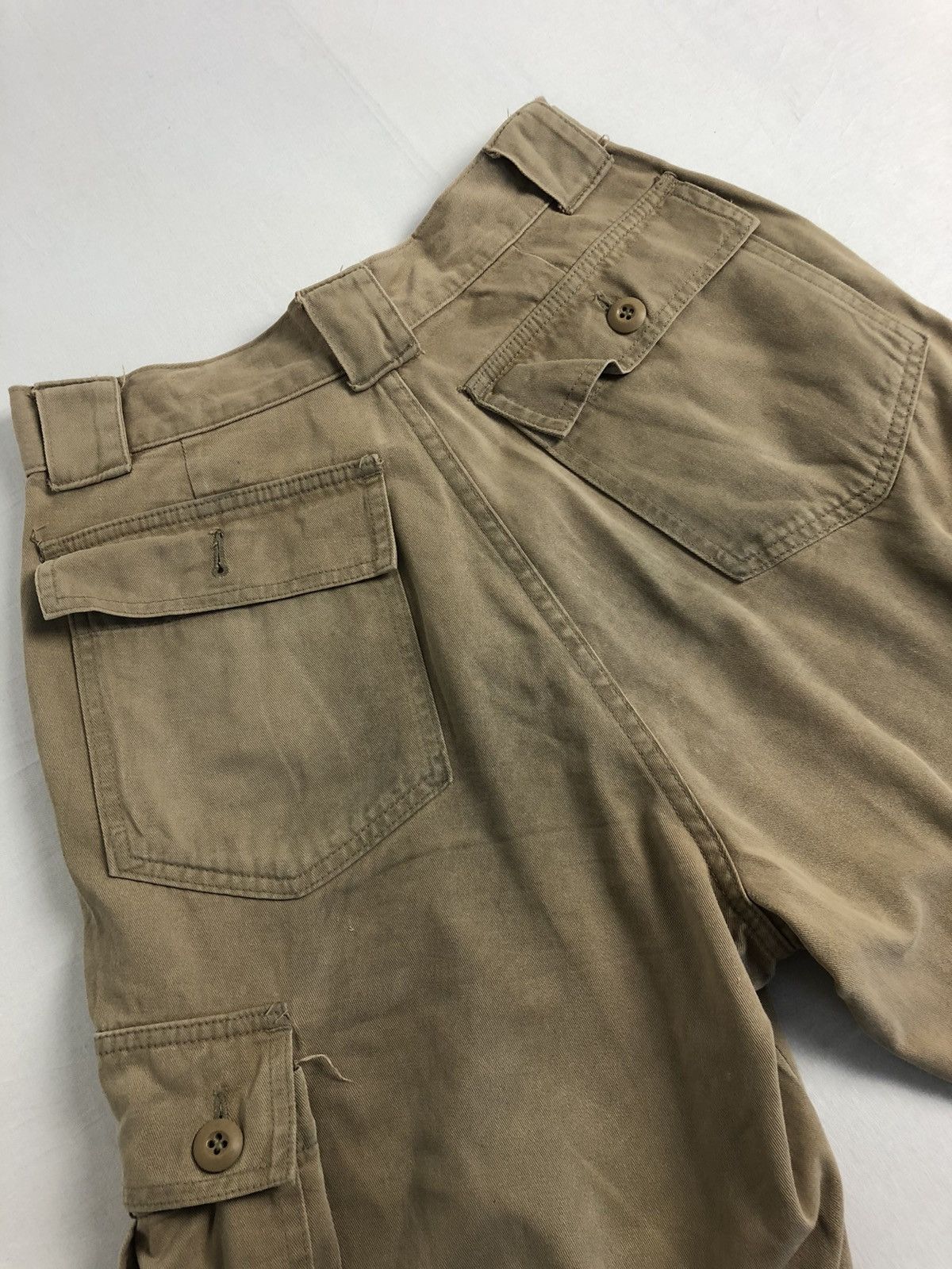 Japanese Brand BIG SMITH Drop Crotch Utility Baggy Cargo Pants Size US 28 / EU 44 - 14 Thumbnail