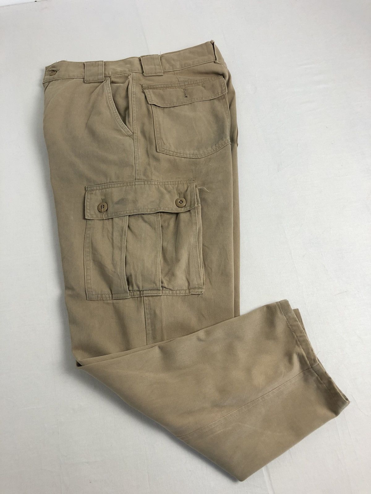 Japanese Brand BIG SMITH Drop Crotch Utility Baggy Cargo Pants Size US 28 / EU 44 - 11 Thumbnail
